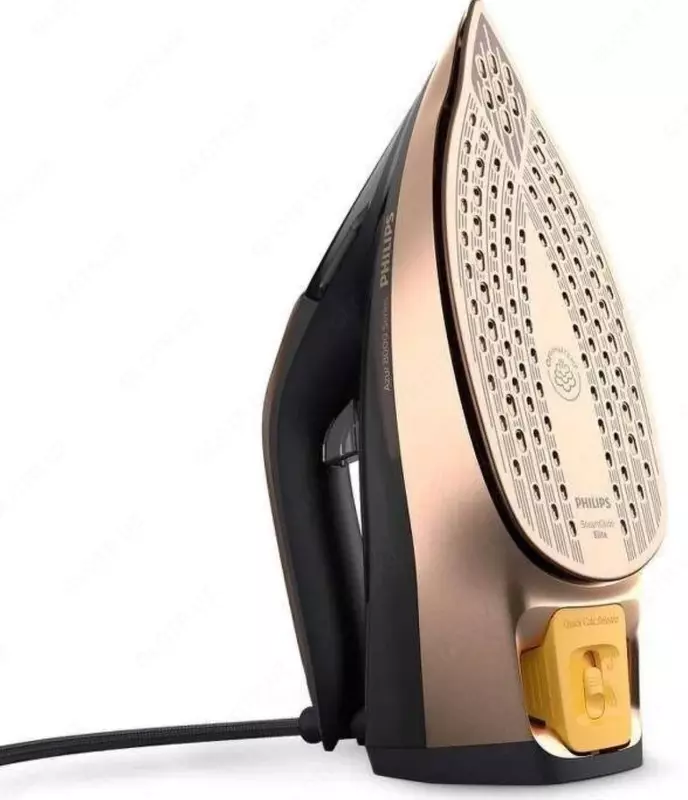 Бытовой паровой утюг "PHILIPS" DST8041, 3000 W (Темно-серый/золотистый)