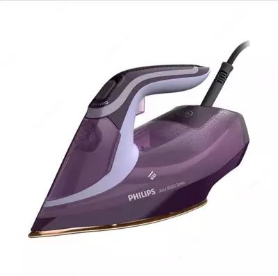 Бытовой паровой утюг "PHILIPS" DST8021, 3000 W (Фиолетовый/золотистый)