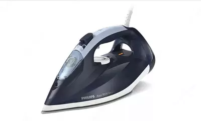 Бытовой паровой утюг "PHILIPS" DST7030, 2800 W (Темно-синий/белый)