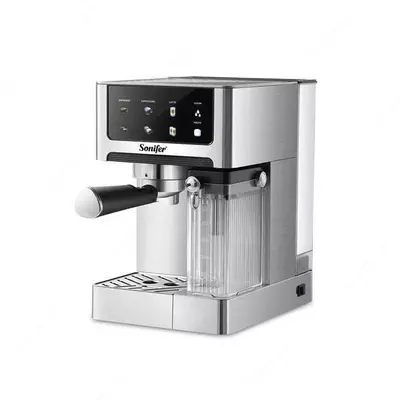Кофемашина "SONIFER" SF-3587, 1350 W (Стальной/черный)