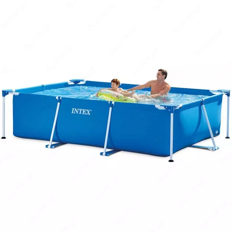 INTEX 28271 Metal Frame Pool — Прямоугольный каркасный бассейн 260×160×65 см