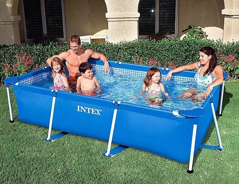 INTEX 28272 — Прямоугольный каркасный бассейн 300×200×75 см