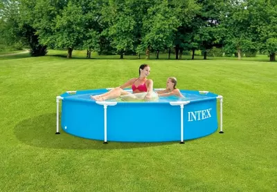 INTEX 28205 — Круглый каркасный бассейн 244×51 см