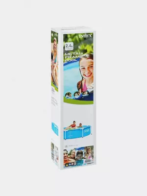  INTEX 28205 — Круглый каркасный бассейн 244×51 см - 