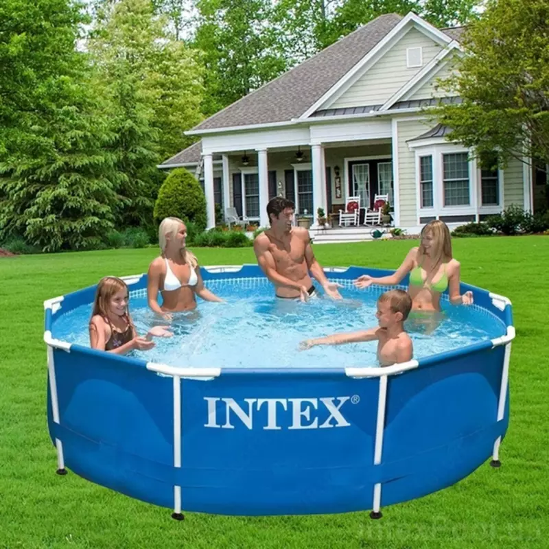 INTEX 28200 — Круглый каркасный бассейн 305×76 см