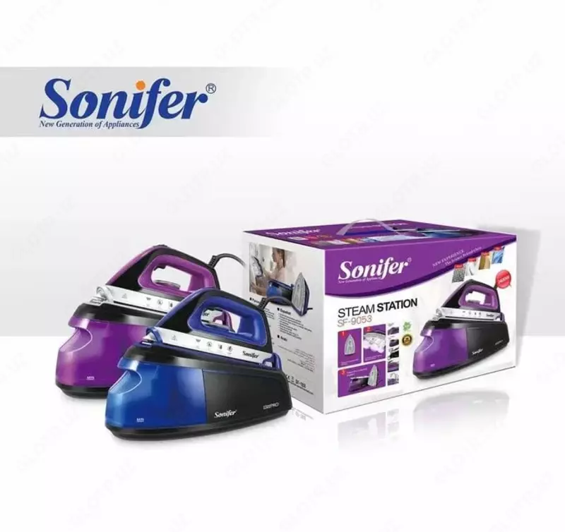 Парогенератор - утюг "SONIFER" SF-9053, 2400W, 1.2 л (Ассортимент)