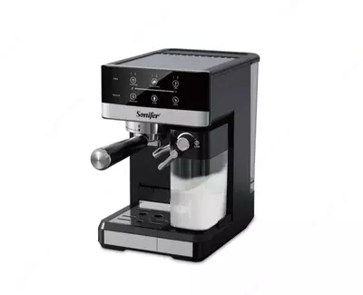 Kofe mashinasi "SONIFER" SF-3575, 1350 Vt (po'lat/qora)