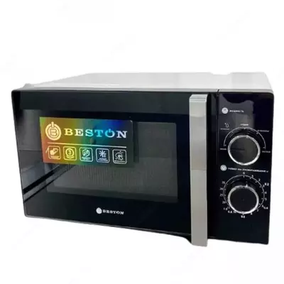 Микроволновая печь "BESTON" SM2005-МВ, 700W, 20 л (Черная/серебристая)