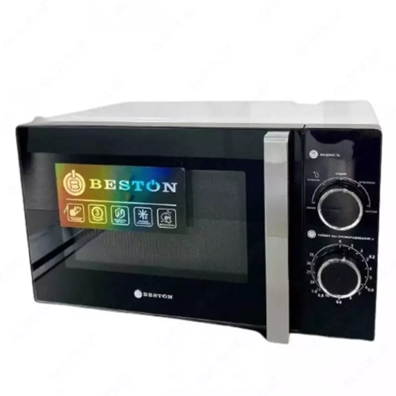 Микроволновая печь "BESTON" SM2005-МВ, 700W, 20 л (Черная/серебристая)