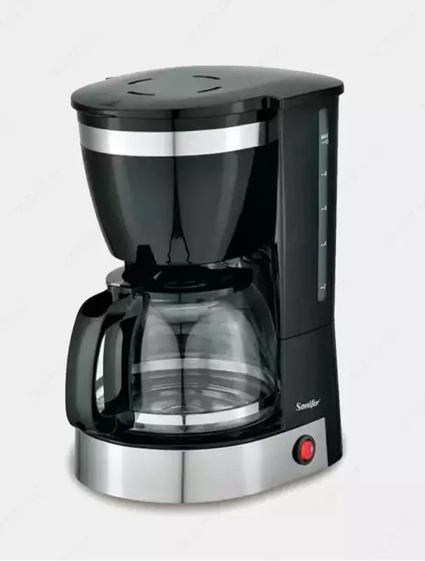 Кофеварка (капельная) "SONIFER" SF-3565, 800W (Черная/серебристая)