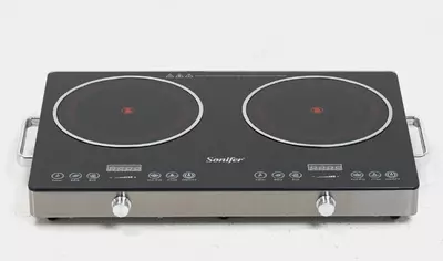 Электрическая плита (индукционная) "Sonifer" SF-3051, 3600W (Черный/серебристый)