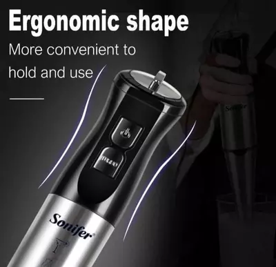 Многофункциональный погружной блендер 10 в 1 "Sonifer" SF-8086, 800W (Стальной/черный)