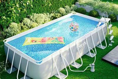 INTEX 26790 Prism Frame Прямоугольный Бассейн 400×200×122 см