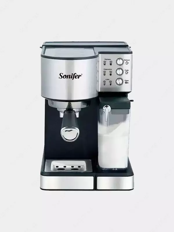 Кофеварка 4 в 1 (комбинированная) "SONIFER" SF-3573, 1350W (Черная/серебристая)