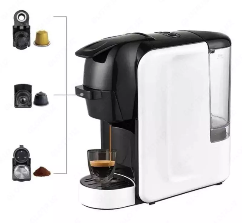 Кофемашина 3 в 1 (капсульная) "SONIFER" SF-3539, 1450W (Черная/белая)