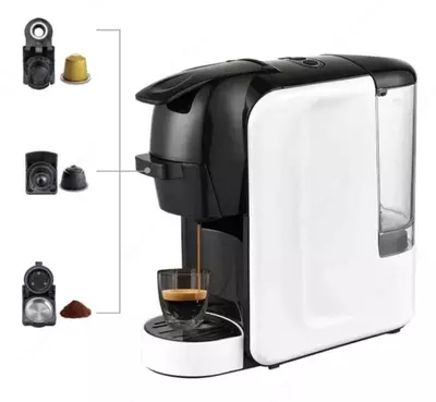 Кофемашина 3 в 1 (капсульная) "SONIFER" SF-3539, 1450W (Черная/белая)