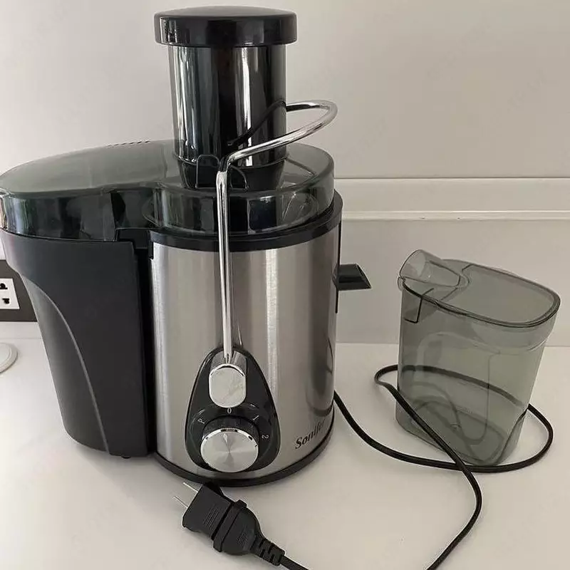 Соковыжималка (центробежная) "SONIFER" SF-5522, 400W, 1 л/500 мл (Металлик/чёрный)