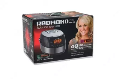 Мультиварка "REDMOND" RMC-M70, 860W, объем 5 л, 49 прогр. (Черный/серый)