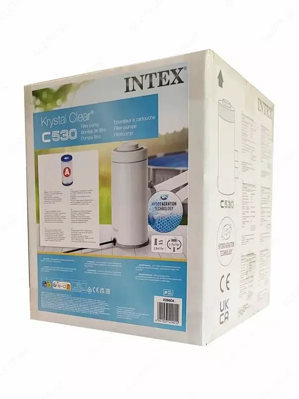 "Intex" ramka hovuzi uchun kartrij filtri nasosi (sirkulyatsiya) Art. - 26604, (C530), 2006 l/soat
