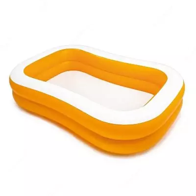 Бассейн надувной (прямоугольный) "INTEX" Мандарин, 229х152х48 см (Арт.- 57181)