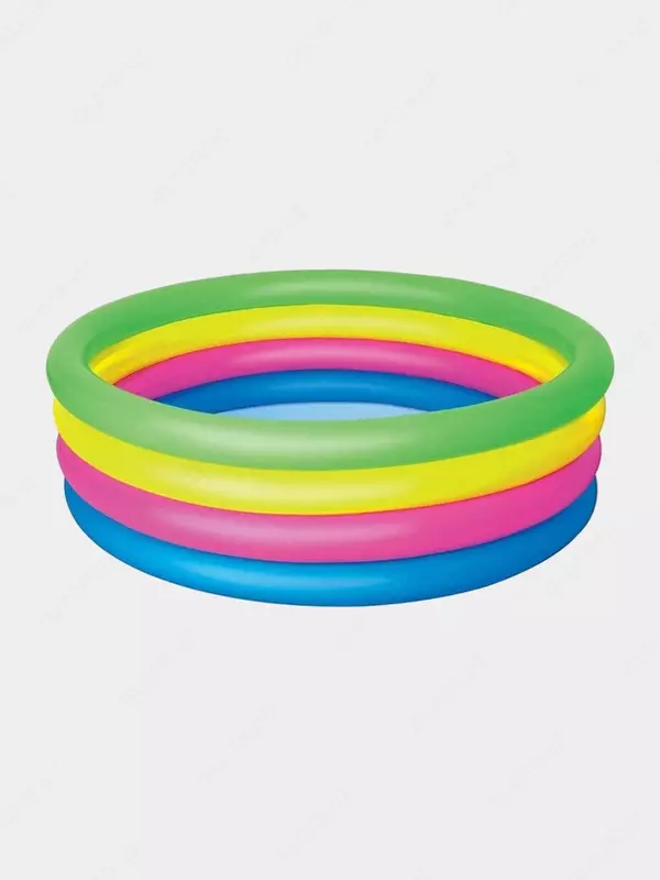 Детский надувной бассейн (круглый) "Bestway" Радуга, d 157 х 46 см (Арт. - 51117) Цв. ассорти