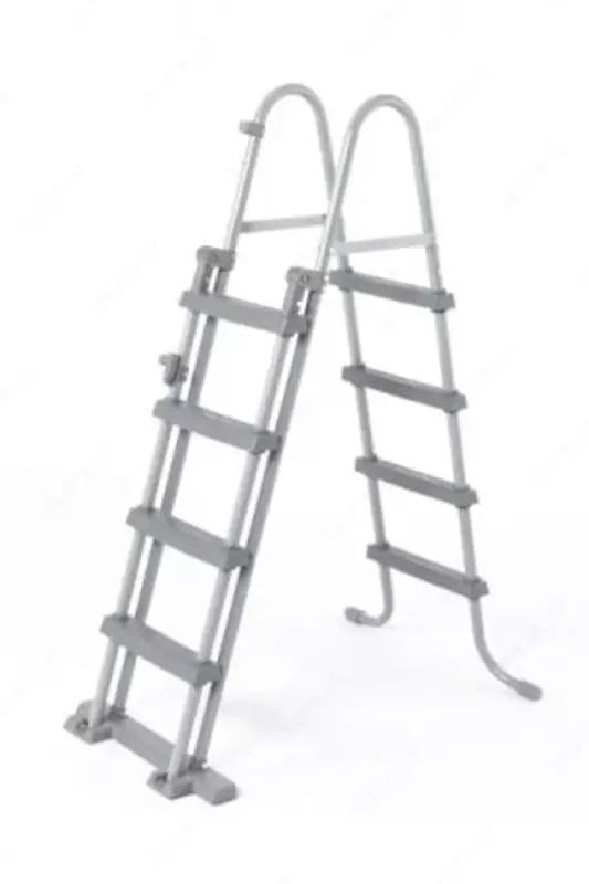 Сборный бассейн (круглый) с аксессуарами "Bestway" Steel Pro МАX 56420, каркасный, d 366 х 122 см (Серый/белый)