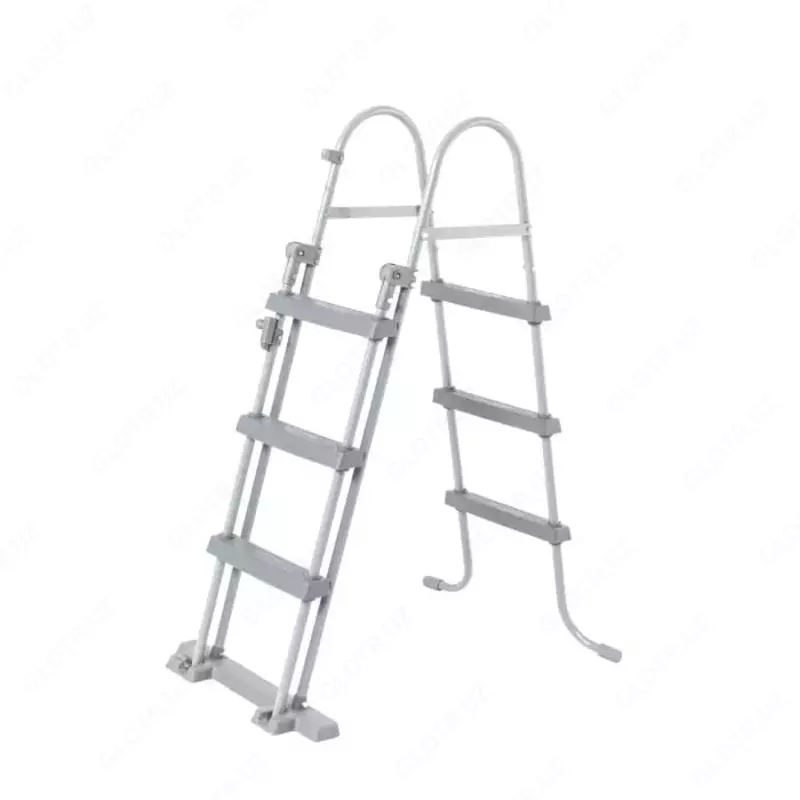 Сборный бассейн (прямоугольный) с аксессуарами "Bestway" Power Steel 56442, каркасный, 404 х 201 х 100 см (Серый)