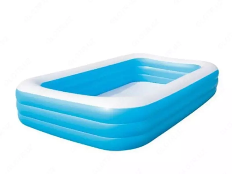 Детский надувной бассейн (прямоугольный) "Intex" 210 х 150 х 60 см (Арт. - YT-3210) Белый/голубой