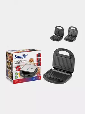 Вафельница и гриль Sonifer, SF-6153 — 3 в 1
