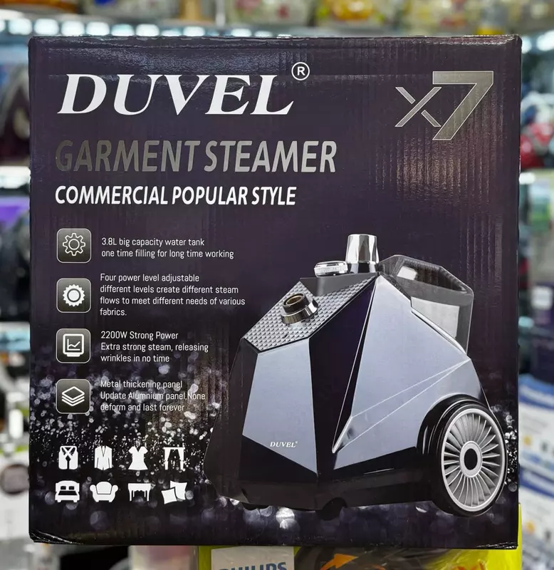 Бытовой отпариватель одежды "DUVEL" X7, 2200W, 4 режима, 3.8 л. (Германия)
