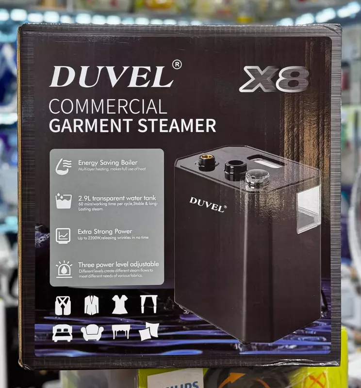 Бытовой отпариватель одежды "DUVEL" X8, 2200W, 3 режима, 2.9 л. (Германия)