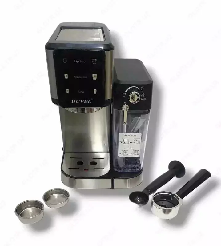 Рожковая кофемашина (сенсорная) "DUVEL" DL-018А, 1350W, 1 л. (Германия)