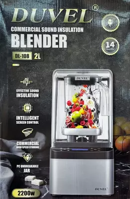 Бытовой вакуумный блендер (сенсорный) "DUVEL" DL-108, 2200W, 2 л. (Германия)
