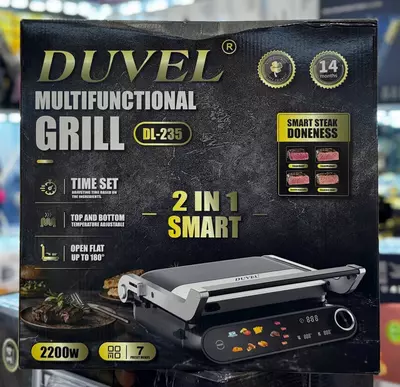 Ko'p funktsiyali panjara Smart Grill 2 in 1 "DUVEL" DL-235, 2200W, 7 rejim (Germaniya)