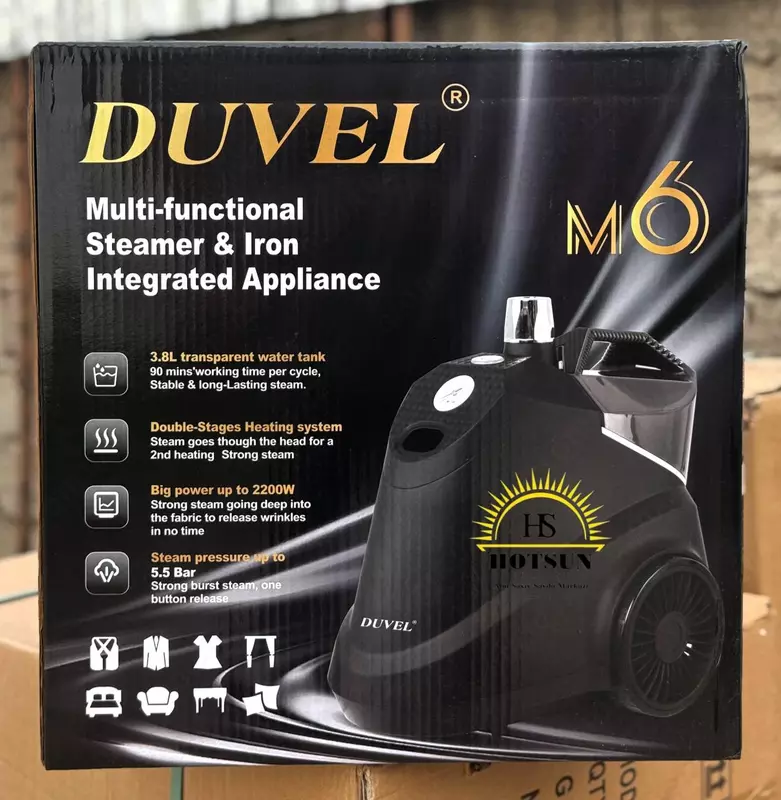 Бытовой отпариватель одежды "DUVEL" M6, 2200W, 5.5 бар, 3.8 л. (Германия)