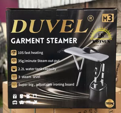 Kiyim-kechak va to'qimachilik uchun pol bug'li pishirgich "DUVEL" M3, 1950W, bug' 35 g/min, 2,2 l. (Germaniya)