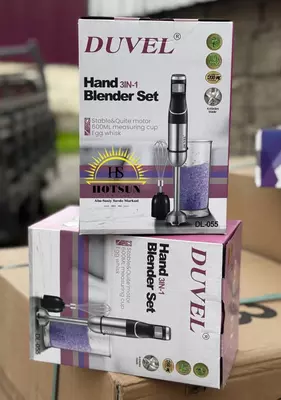 Бытовой блендер (погружной) 3 в 1 "DUVEL" DL-055, 1200W, 600 мл., 4 ножа (Германия)