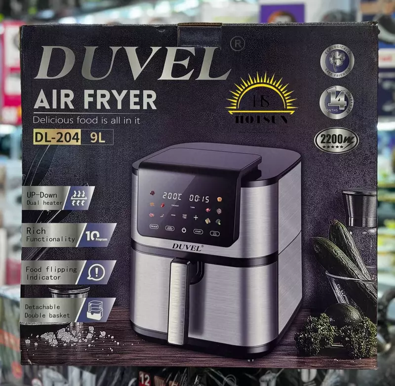 Аэрофритюрница (аэрогриль) "DUVEL" DL-204, 2200W, 9 л. (Германия)