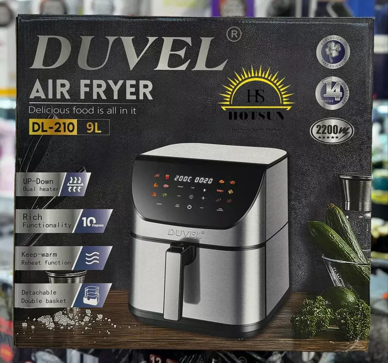 Fritöz (havo panjarasi) "DUVEL" DL-210, 2200W, 9 l. (Germaniya)