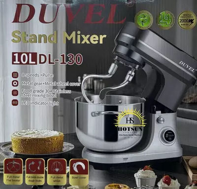 Планетарный миксер "DUVEL" DL-130, 2000W, 10 л, 8 режимов (Германия)