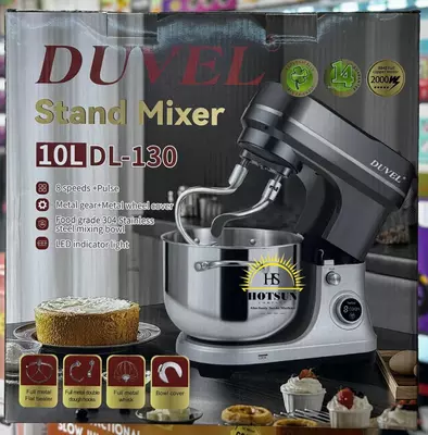 Планетарный миксер "DUVEL" DL-130, 2000W, 10 л, 8 режимов (Германия)