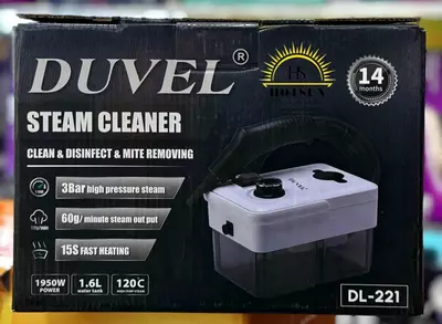 Пароочиститель (пылесос) "DUVEL" DL-221, 1950W, 3 бар., 1.6 л. (Германия)