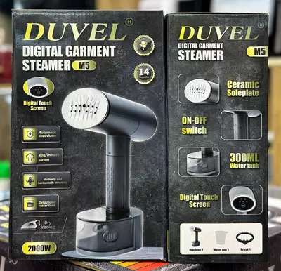 Цифровой отпариватель для одежды (ручной) "DUVEL" M5, 2000W, пар 40 г/мин, 300 мл. (Германия)