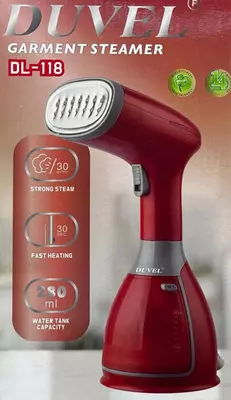 Отпариватель для одежды (ручной) "DUVEL" DL-118, 220-240Вт, 280 мл., 30 г/мин (Германия)