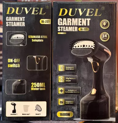 Отпариватель для одежды (ручной) "DUVEL" DL-227, 1600W, 250 мл., 35 г/мин (Германия)