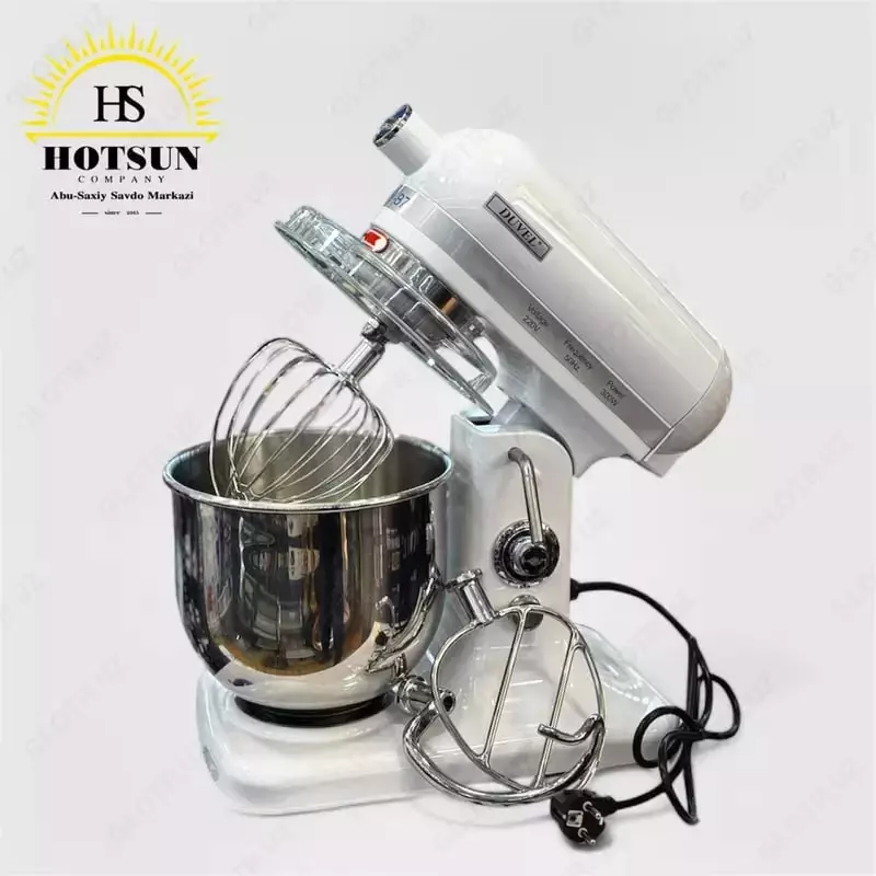 Planetar mikser "DUVEL" DL-B7, 300W, 7 l, 11 tezlik (Germaniya)