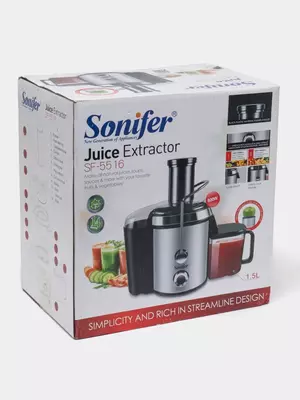 Ko'p funktsiyali sharbat chiqargich (markazdan qochma) "Sonifer" SF-5516, 800 Vt, 1,5 l (Xitoy)