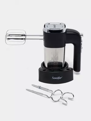 Ручной миксер "Sonifer" SF-7023, 500W, 5 скоростей, Турбо режим (Китай)