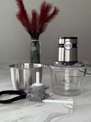 Elektr maydalagich "Gipfel" GF-1991, mis pichoqlar (Germaniya)