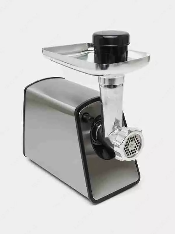 Электрическая мясорубка (нерж. сталь) "Gipfel" GF-1926, 3000W, реверс, 3 диска (Германия) Стальная